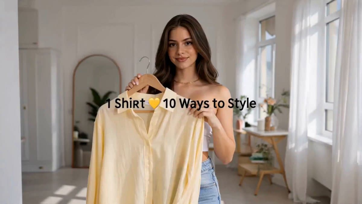 Gen Z Fashion Reel Outfit Transition