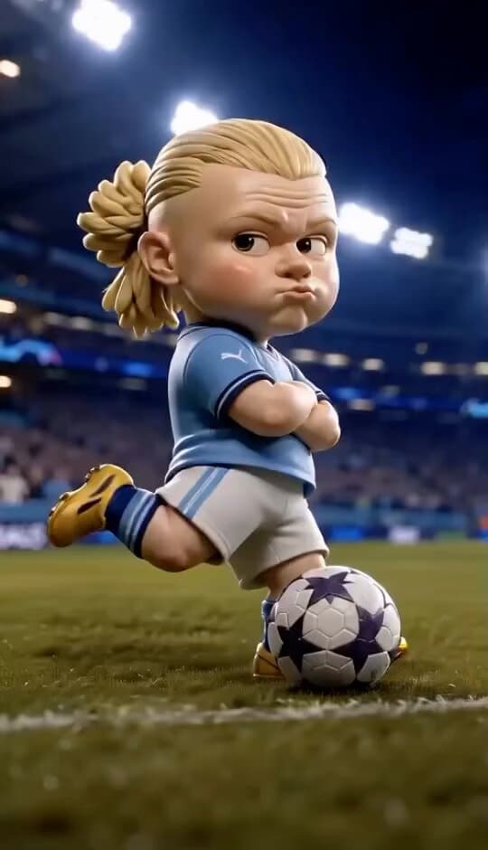 Pixar Style Haaland Animation
