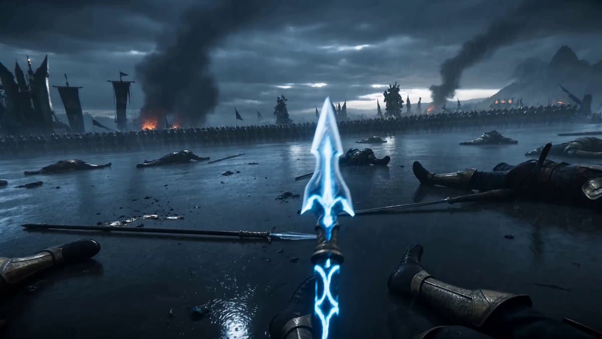 Battle Mage Lightning Spear Fantasy