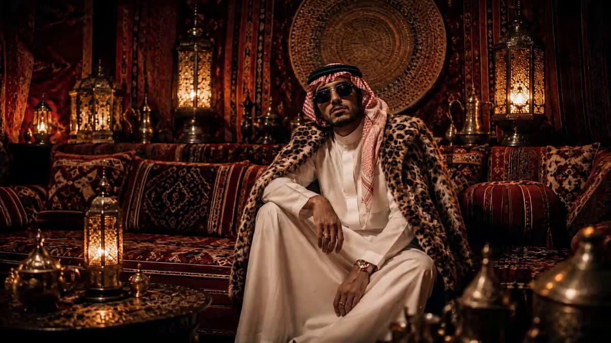 Cinematic Luxury Arabian Portrait