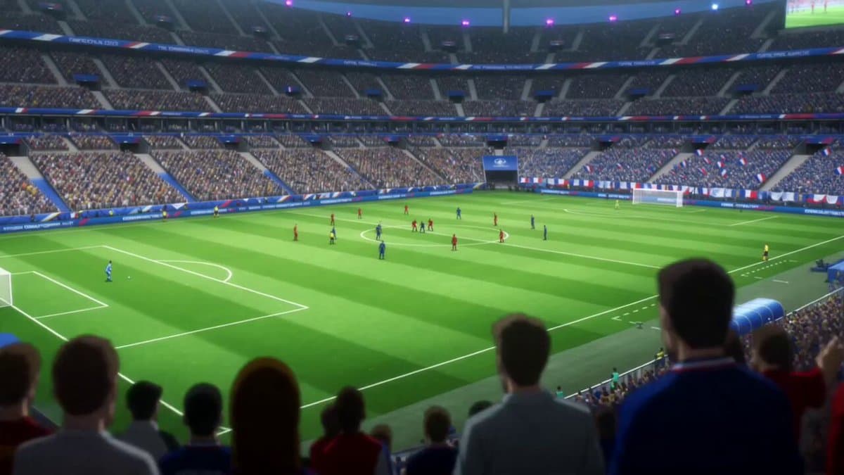 Anime Style Football Striker Cinematic Action