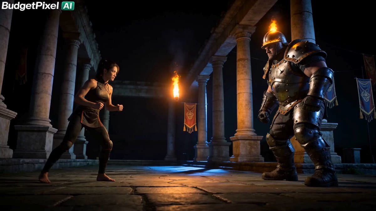 Iron Lotus Strike Combat Scene