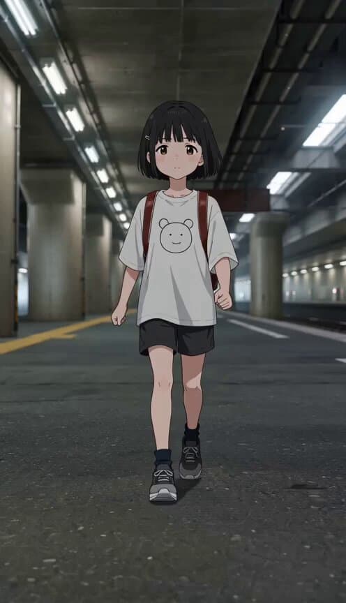 Surreal Material-Shifting Anime Run