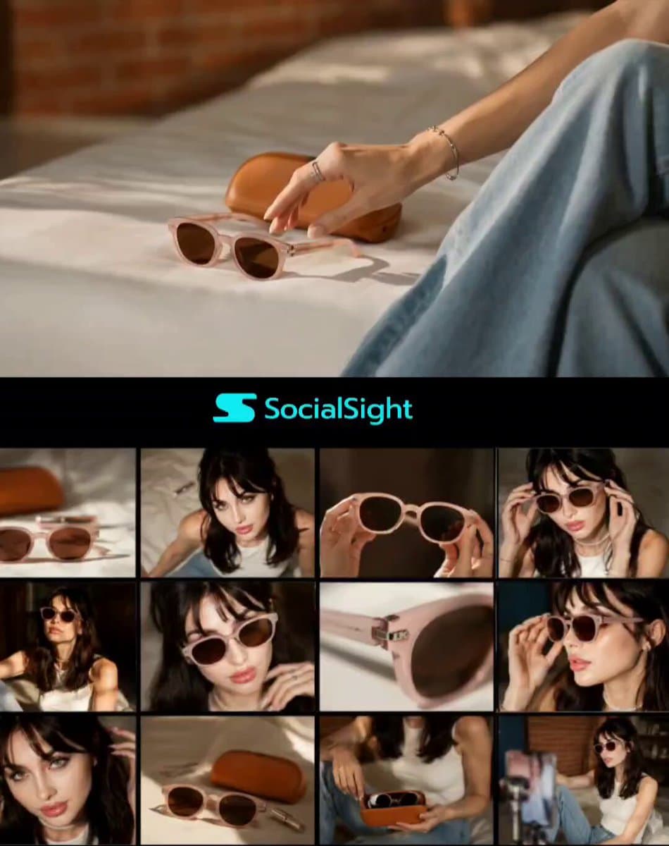 Luxury Fashion Sunglasses Commercial