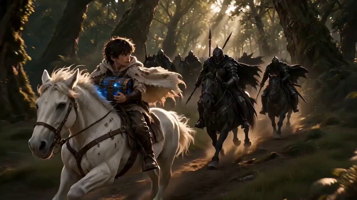 Fantasy Dragon Chase Sequence
