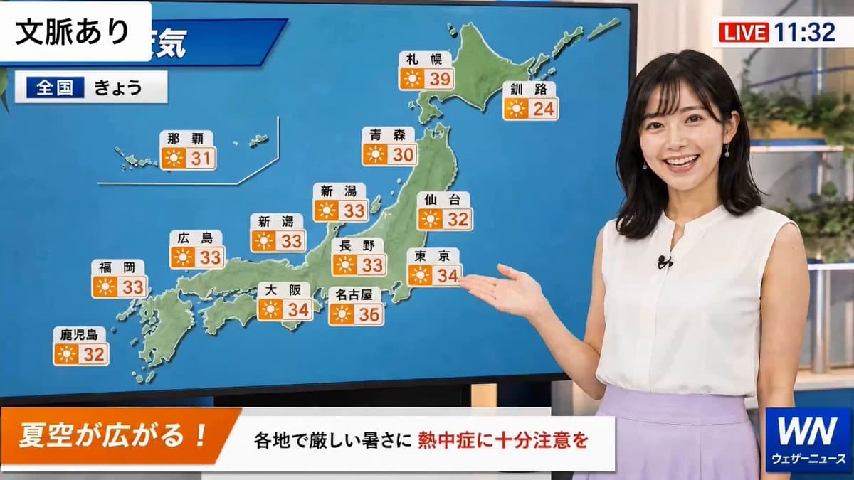 Weather Announcer Lip Sync