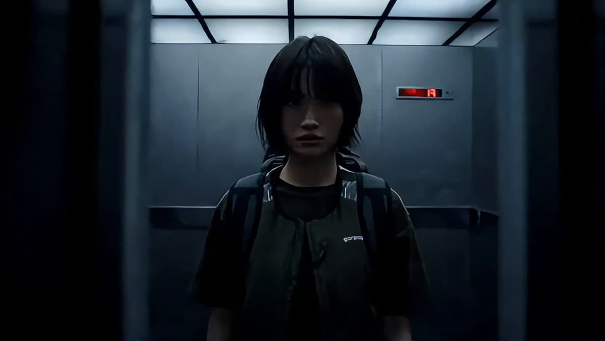 Industrial Elevator Combat Scene
