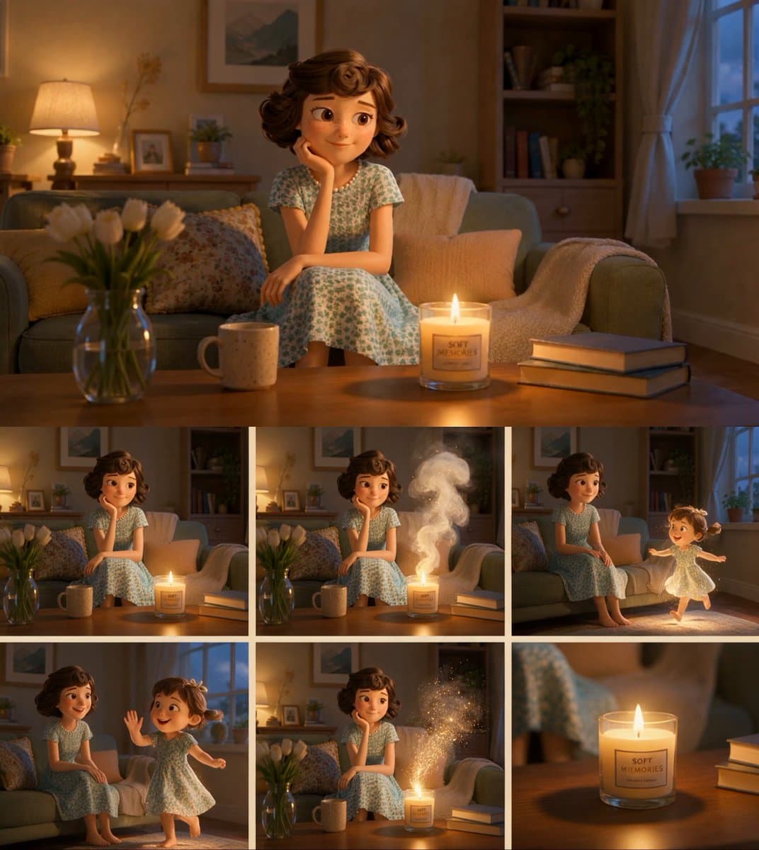 Nostalgic 3D Candle Commercial