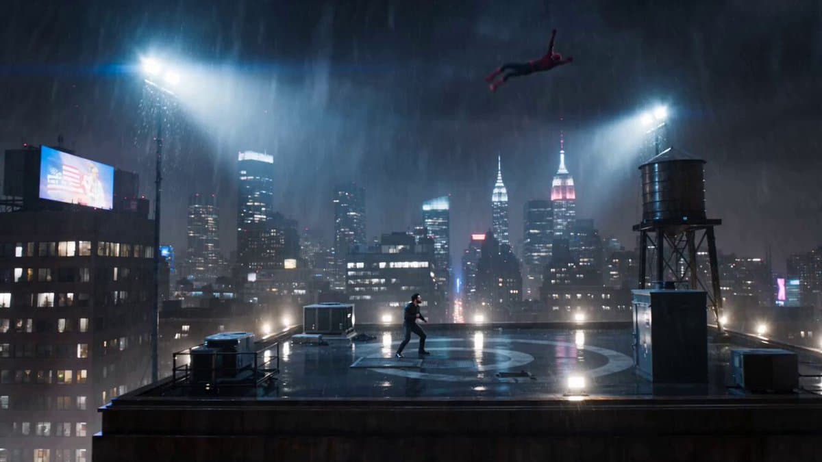 Spider-Man vs Custom Hero Rooftop Battle