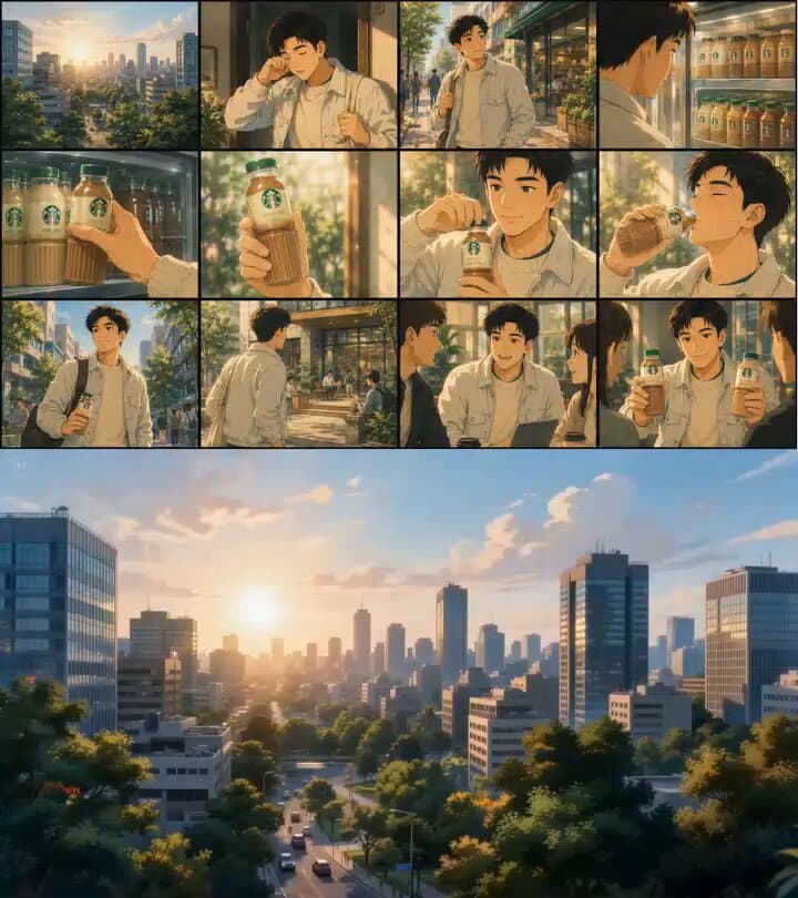 Ghibli Inspired Starbucks Commercial