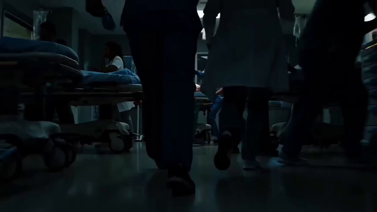 Sci-Fi Horror Hospital Alien Scene