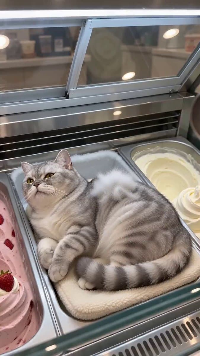 Cat Ice Cream Shop Magic Trick