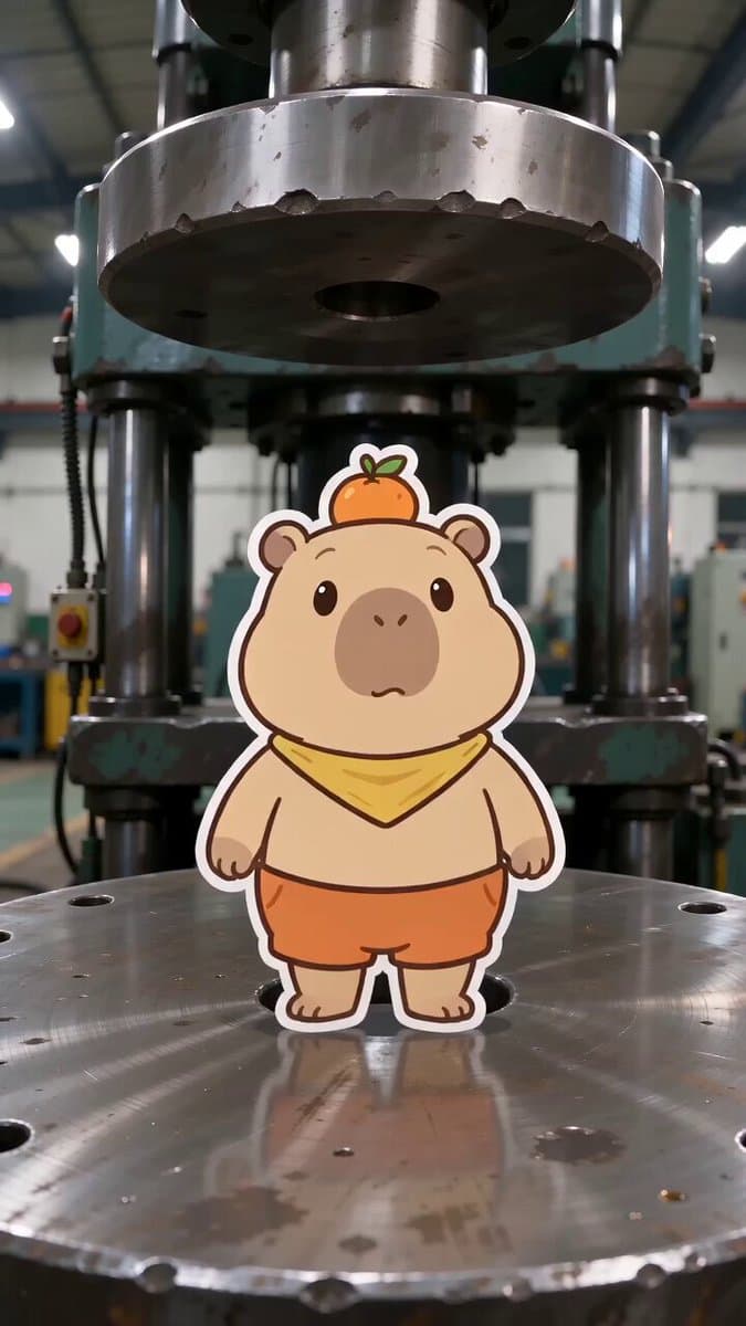 Capybara vs. Hydraulic Press Animation