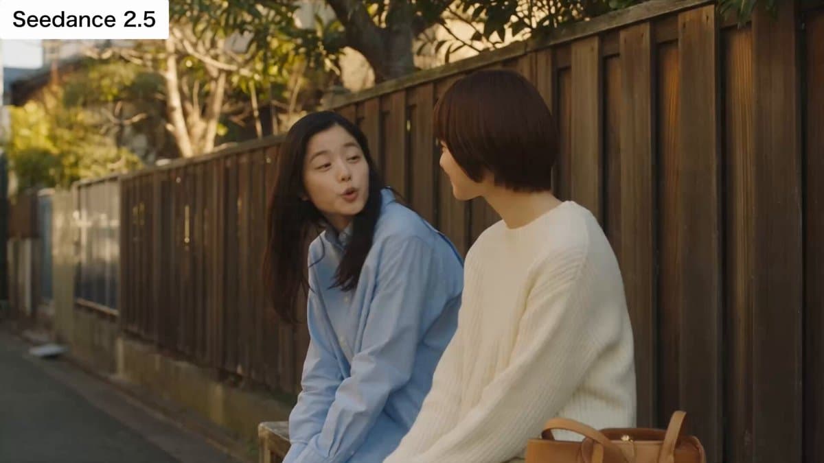 Japanese Slice-of-Life Conversation with Lip Sync