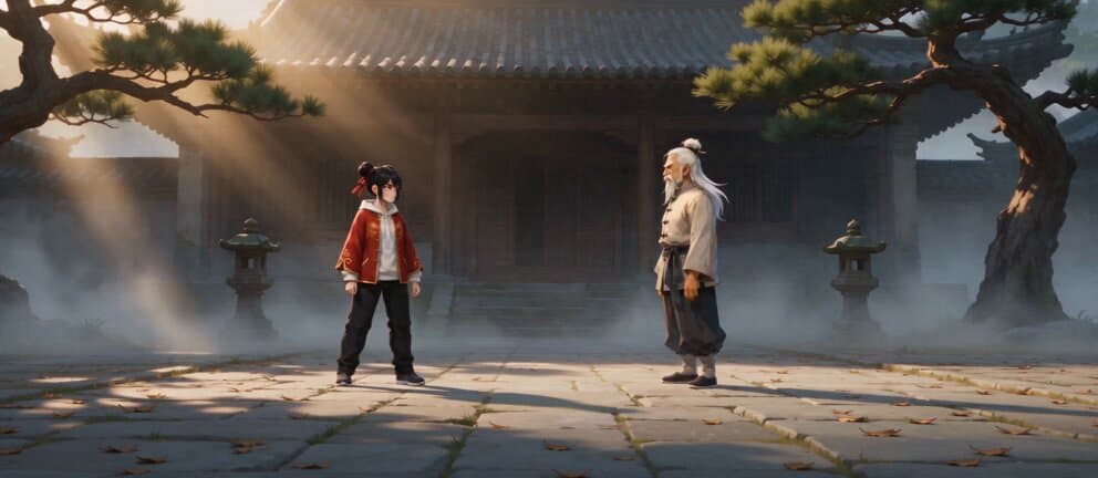 Photorealistic Martial Arts Cinematic Settings