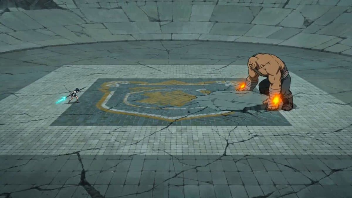 Sakuga Style Anime Arena Fight