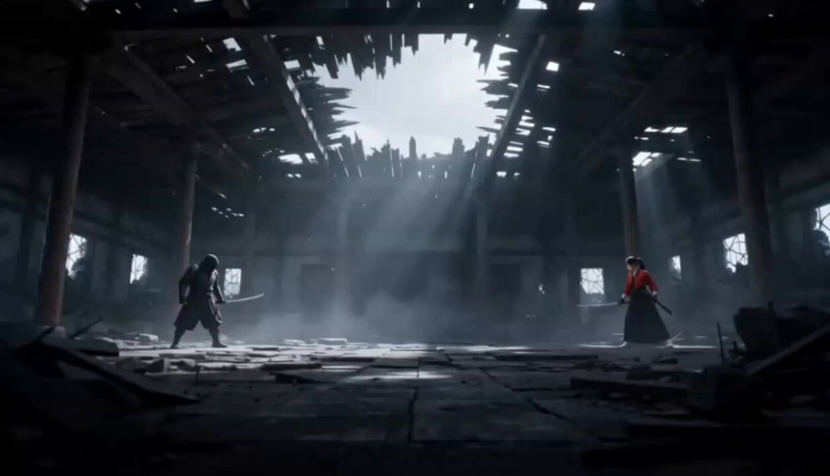 Cinematic Anime Samurai Duel