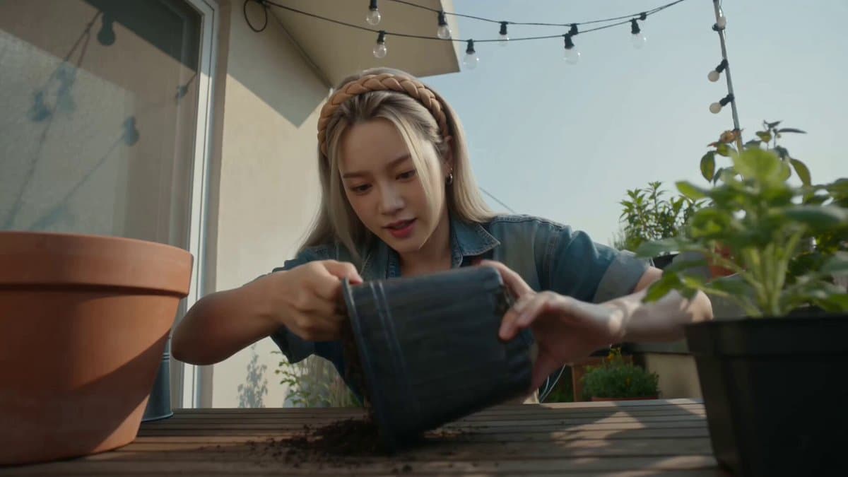 Handheld Home Video Gardening Montage