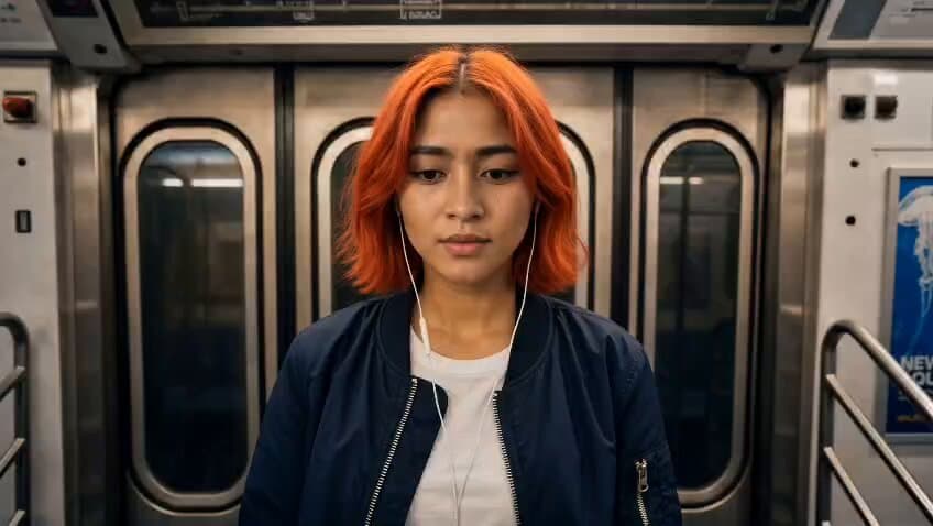Subway Fight Scene Cinematic Prompt