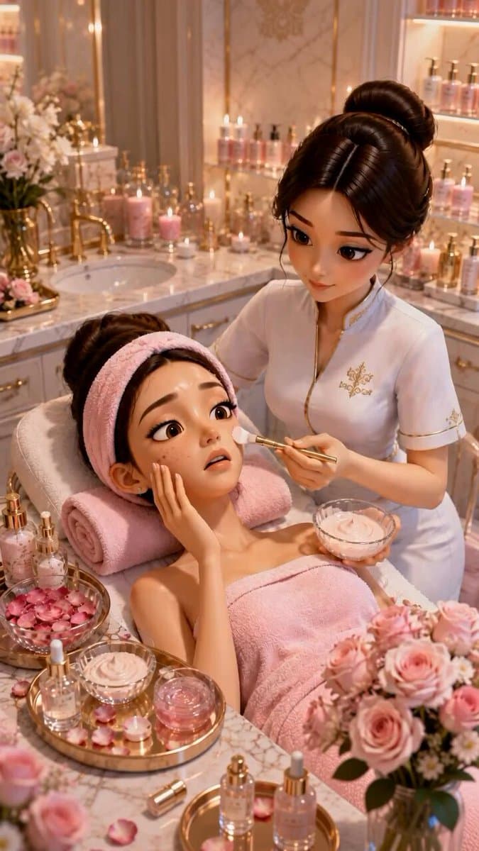 Pixar Style ASMR Spa Facial