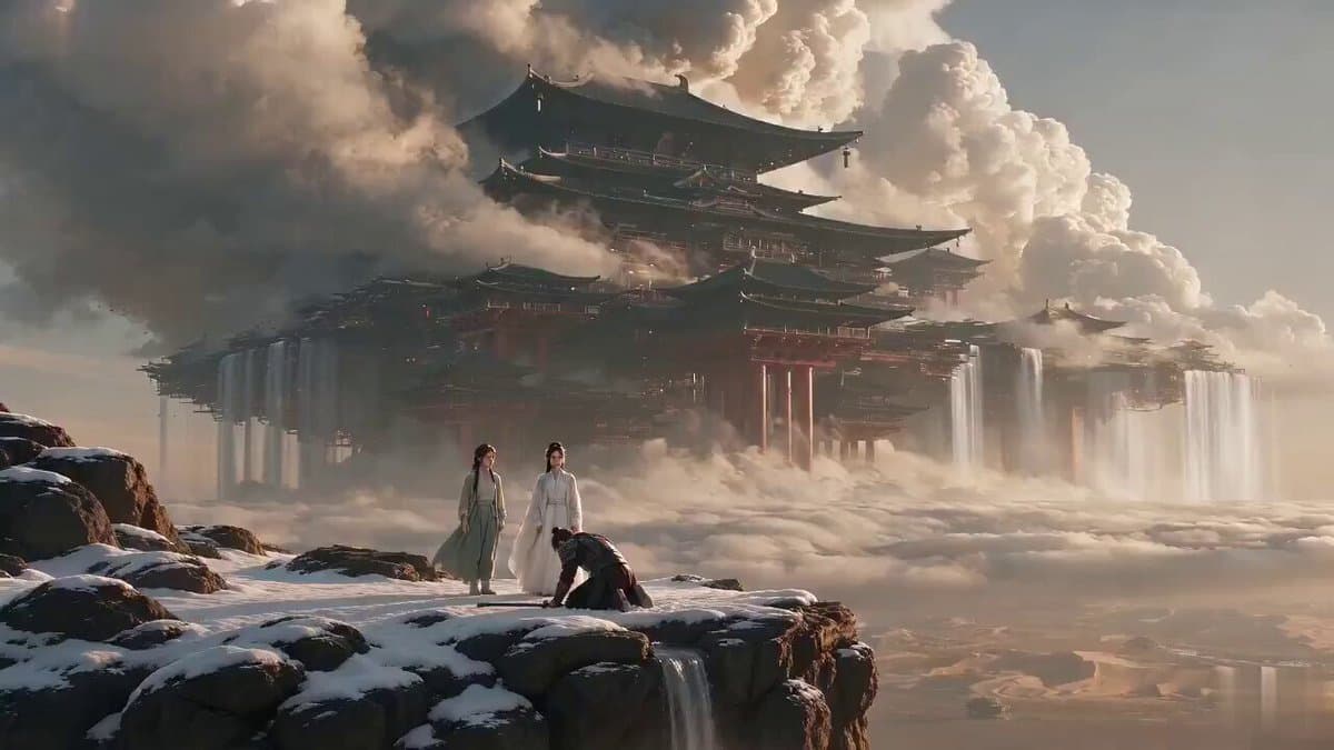 Cinematic Chinese Xianxia Drama Storyboard