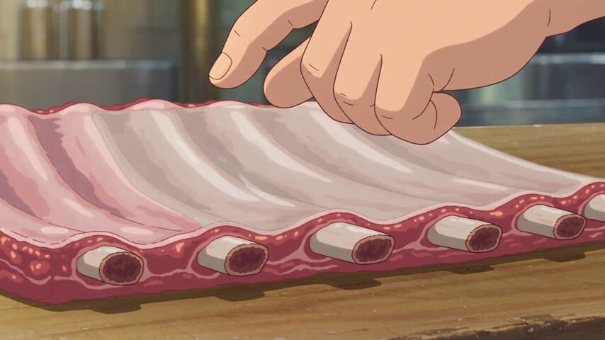 Japanese Hand-Drawn Anime Cooking Animation