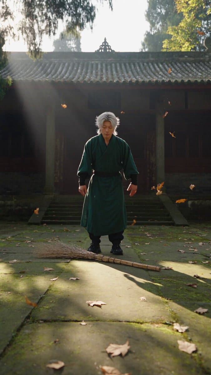 Neo-Wuxia Cinematic Action Match Cut
