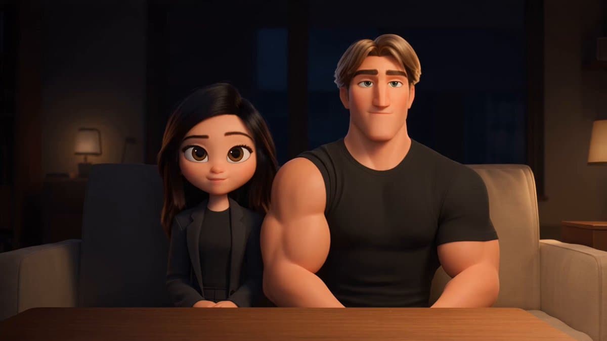 3D Animated Romantic Comedy Clip