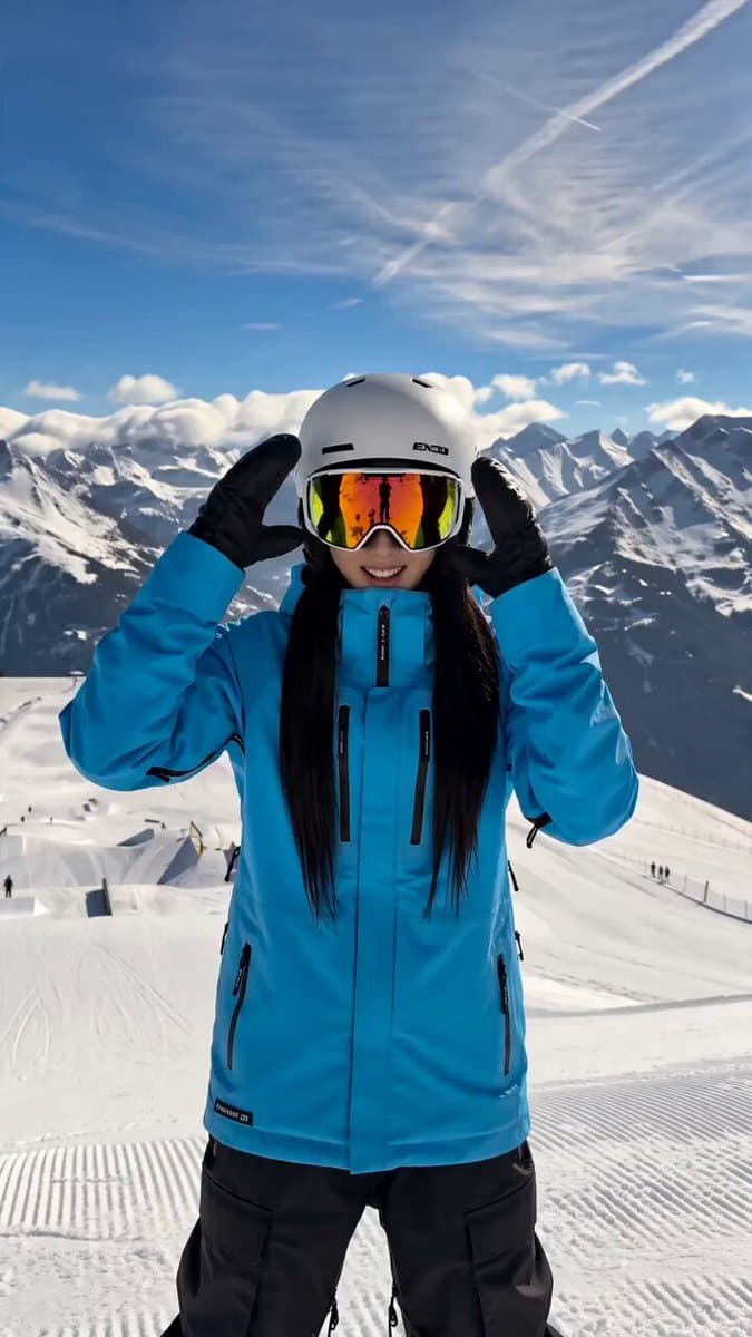 Snowboarding Cinematic Action