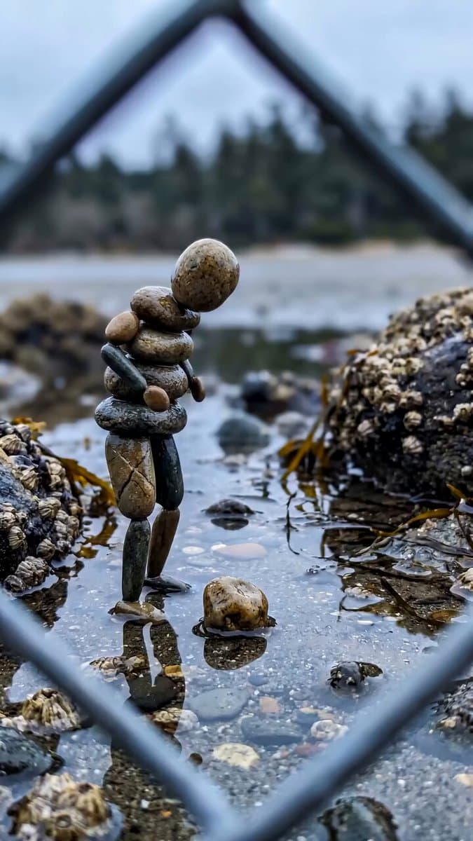 Stone Humanoid Stop Motion Animation