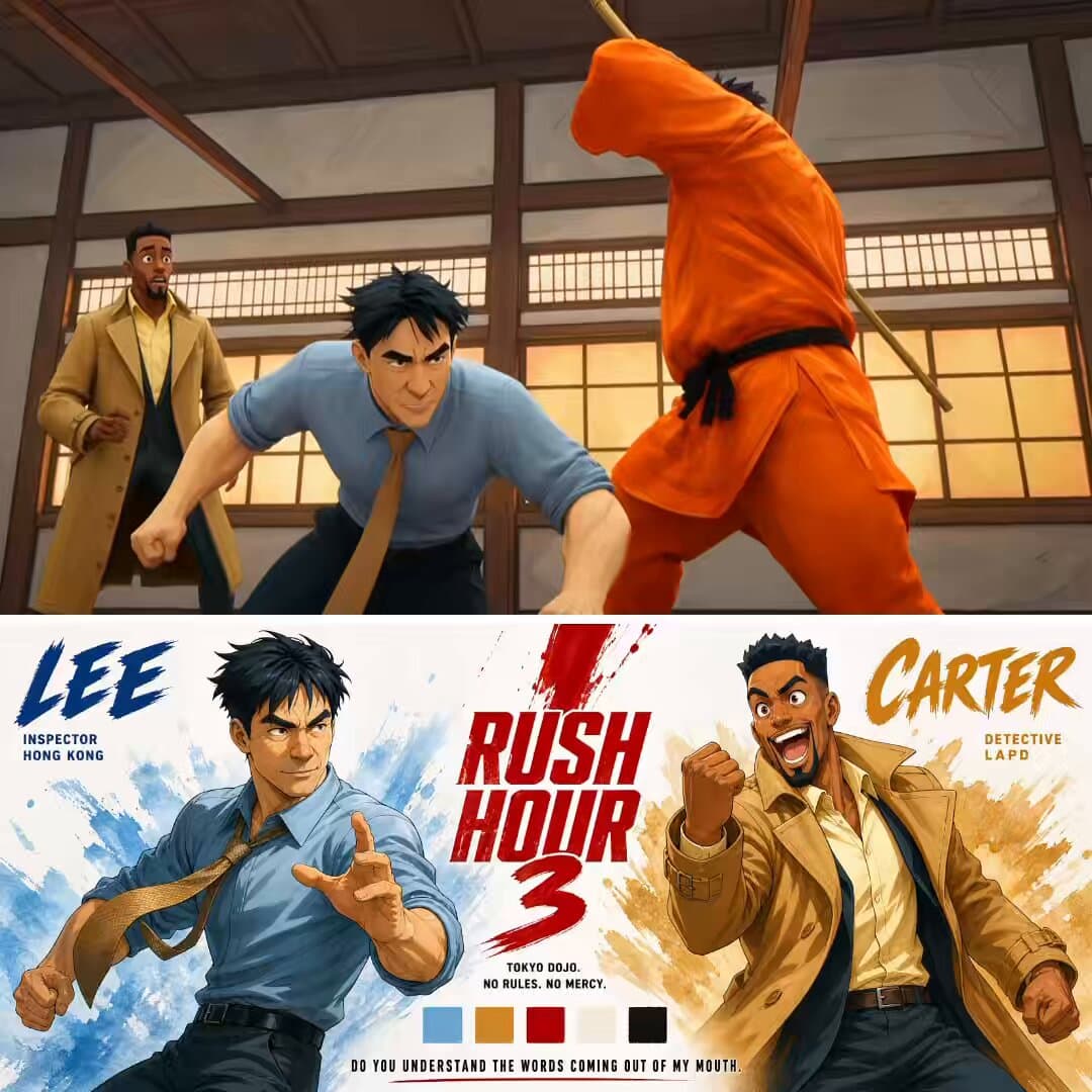 Martial Arts Dojo Anime Clip