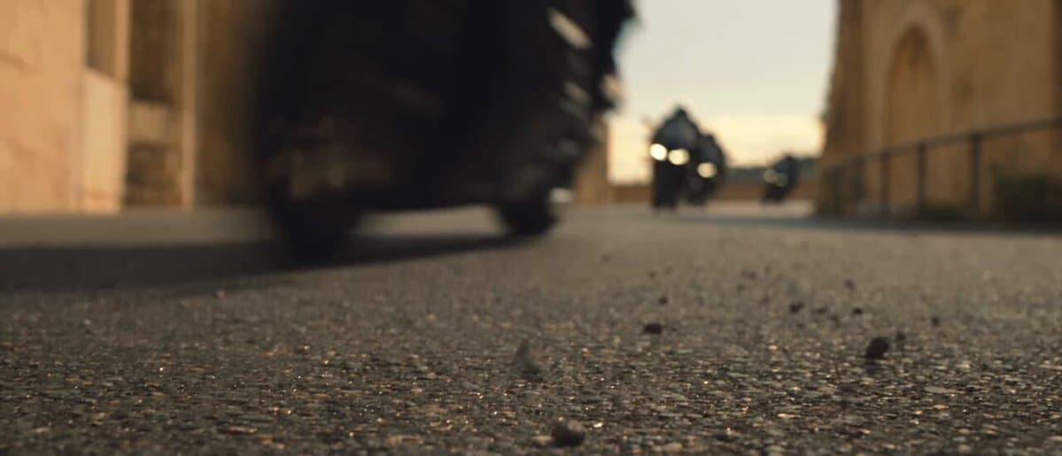 City Superbike Action Chase Scene