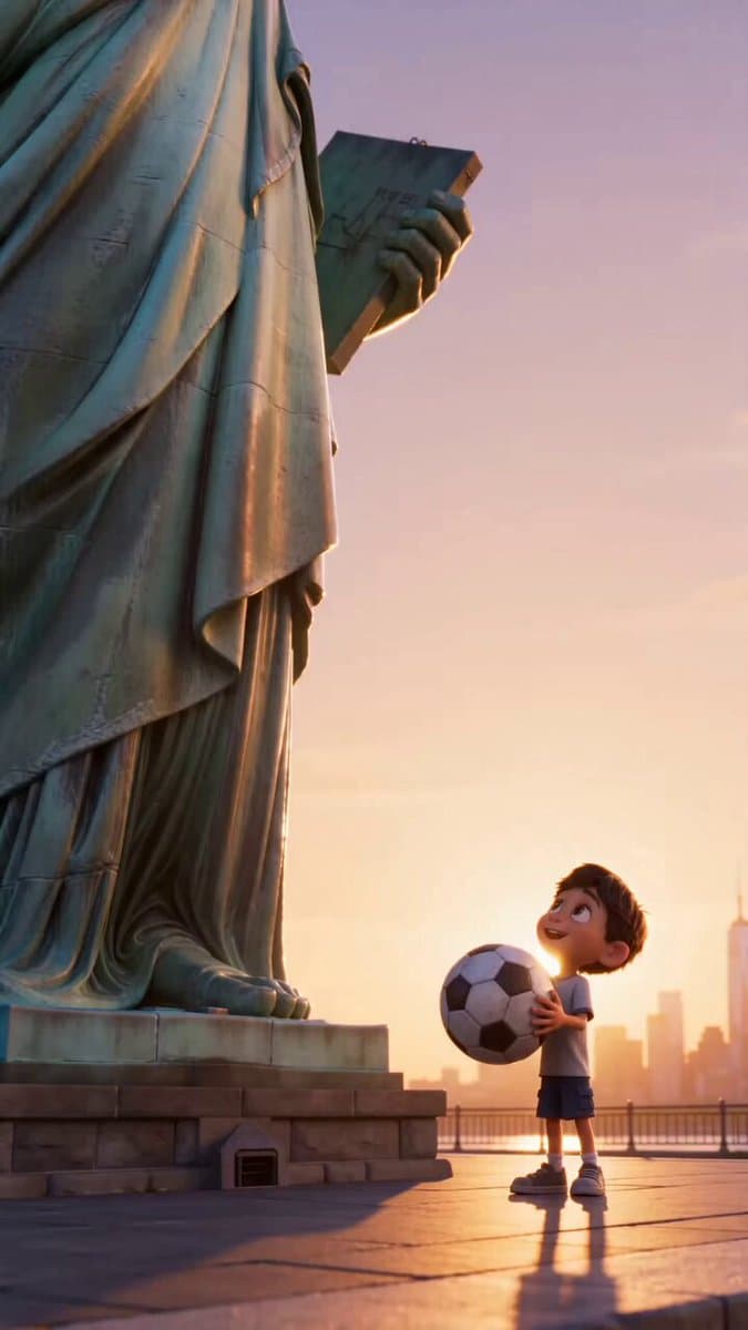 Pixar Style World Cup Animation