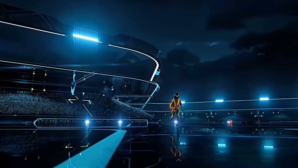 Futuristic Tron-Style Warrior Video