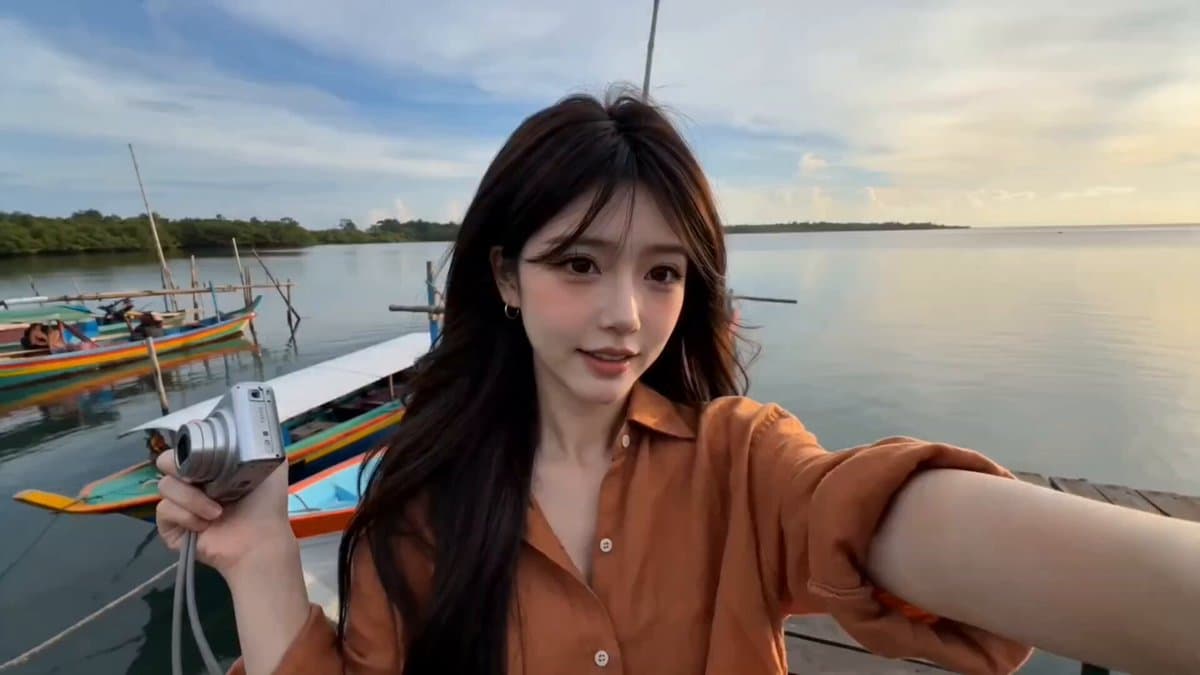 Authentic Indonesian Woman Vlog Aesthetic
