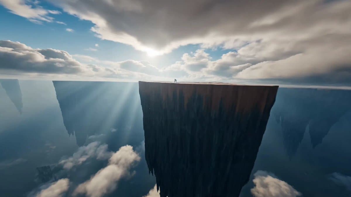 Immersive FPV Surreal Flying Perspective