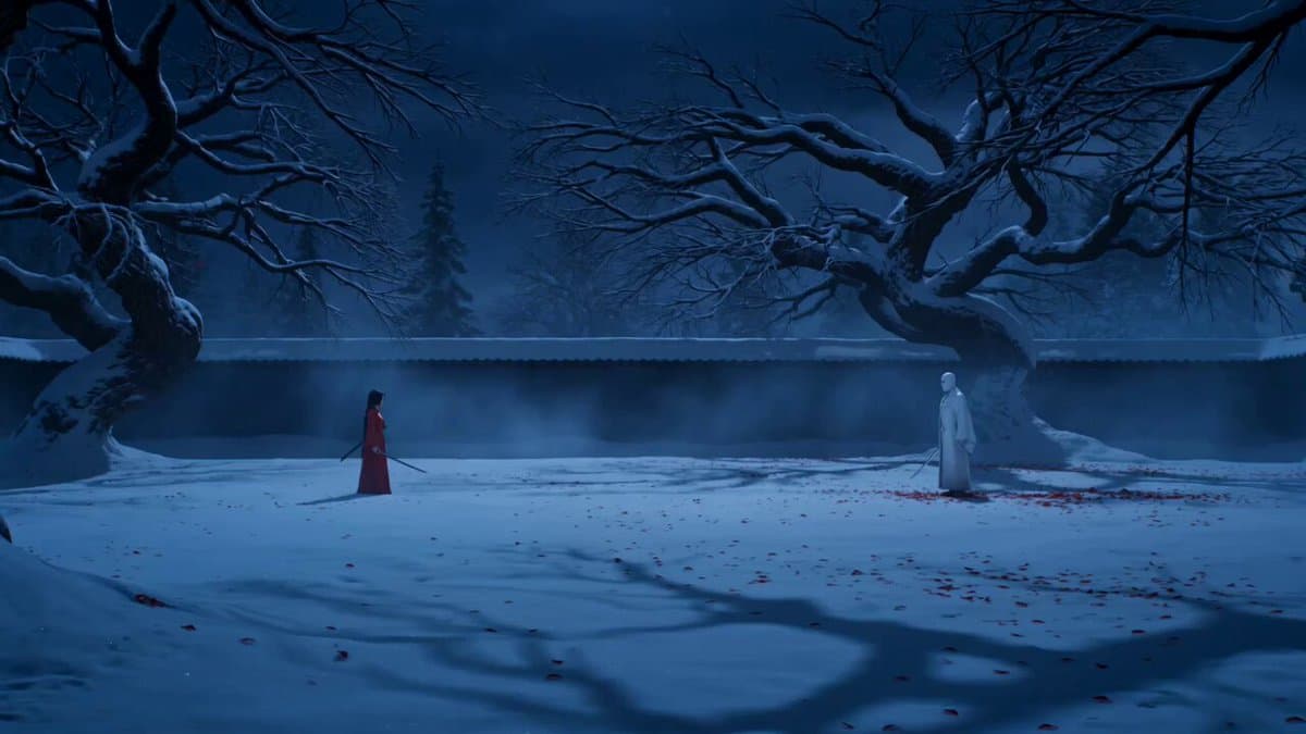 Kung-Fu Revenge Duel in Snowy Temple