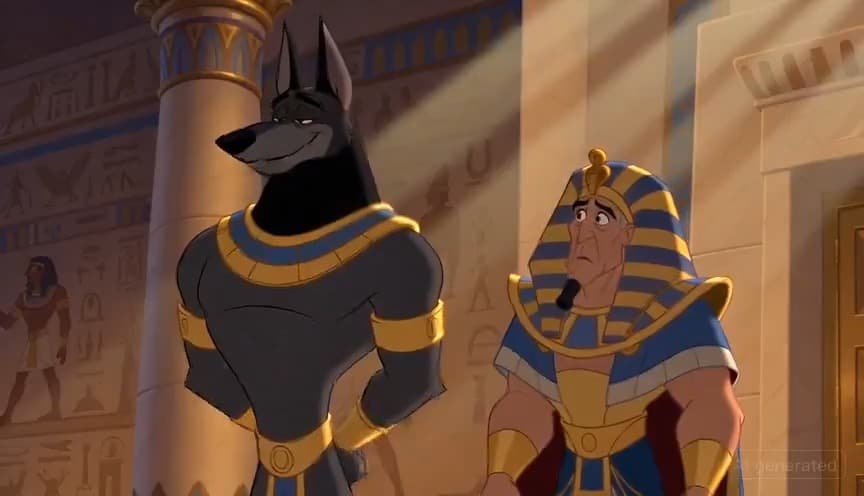 Don Bluth Style Egyptian Anubis Animation