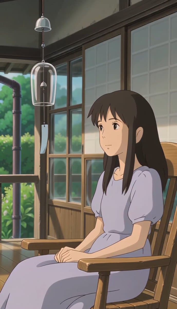 Ghibli Style Afternoon Tranquility