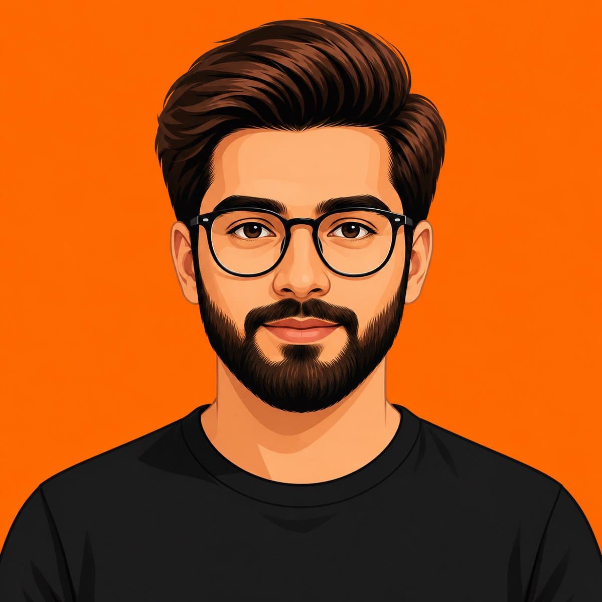 Clean Flat Vector Avatar