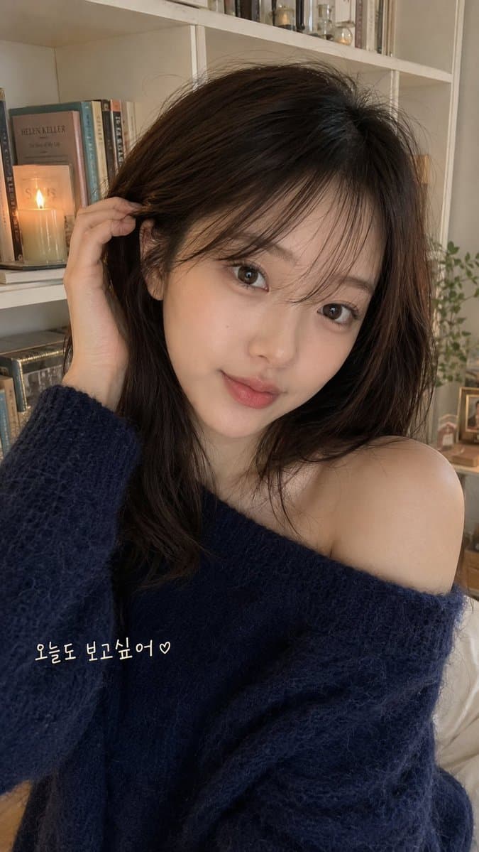 Cozy Bedroom Smartphone Selfie