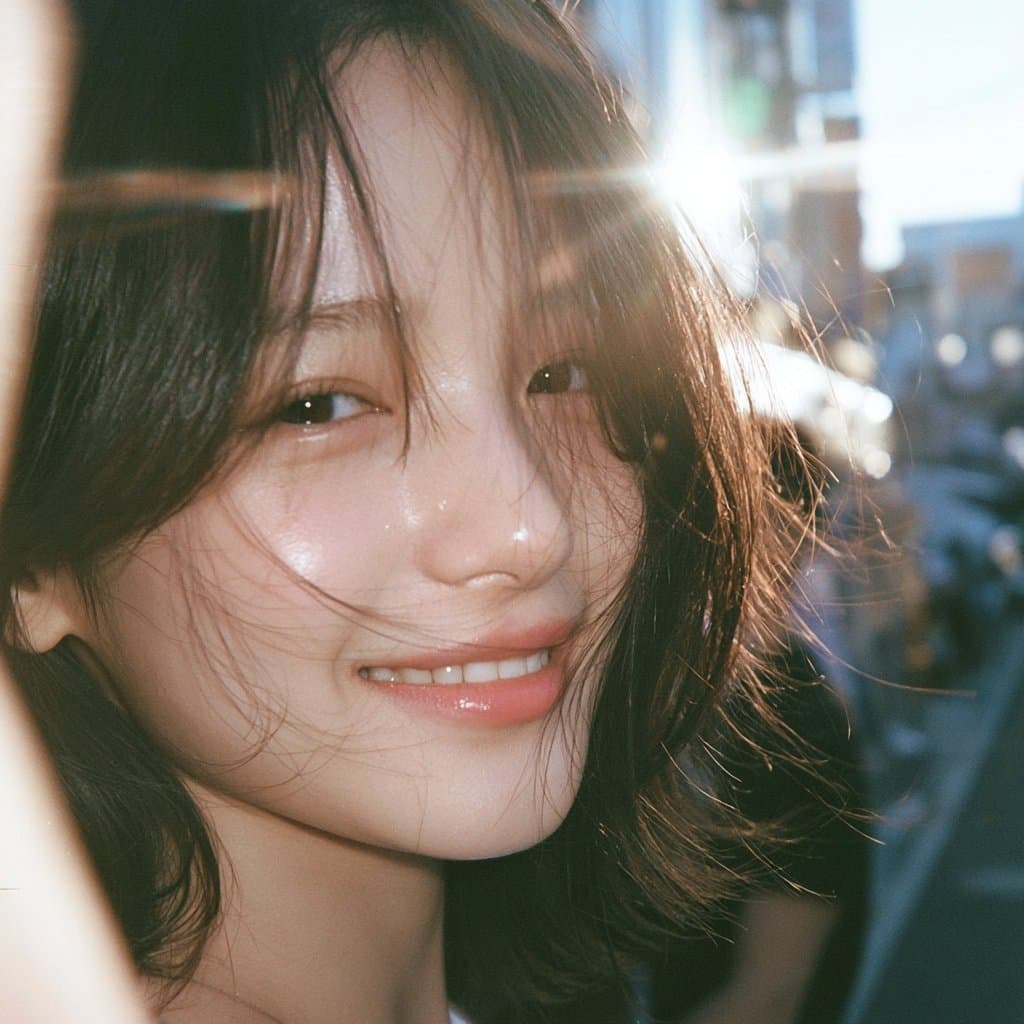 Sunlit Candid City Portrait