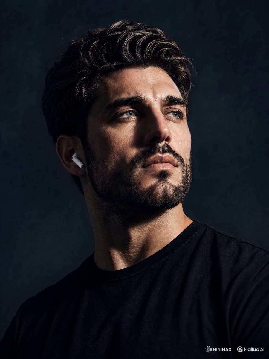 Moody Studio Portrait Prompt