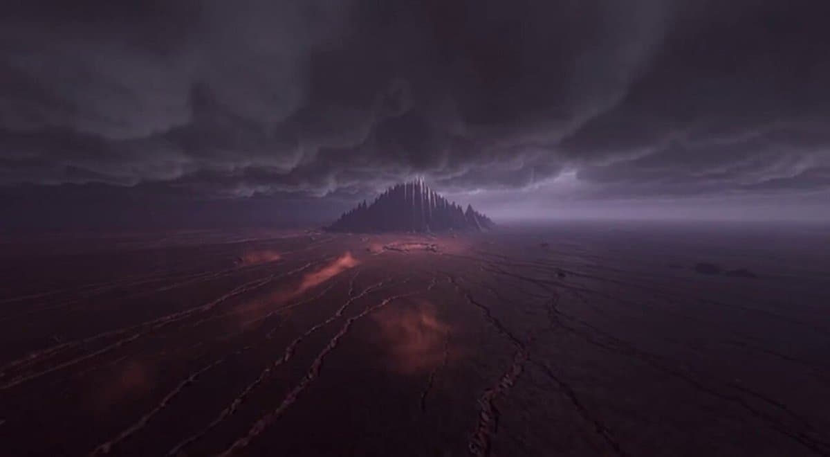 Epic Fantasy Awakening Video Prompt (Aerial Version)