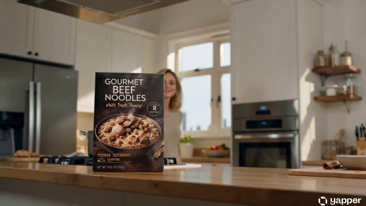 Instant Noodle Commercial Sequence