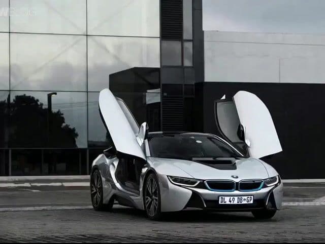 Cinematic Hyper-Realism: Silver BMW i8