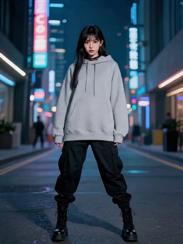 Beat-Synced Outfit Transformation Dance