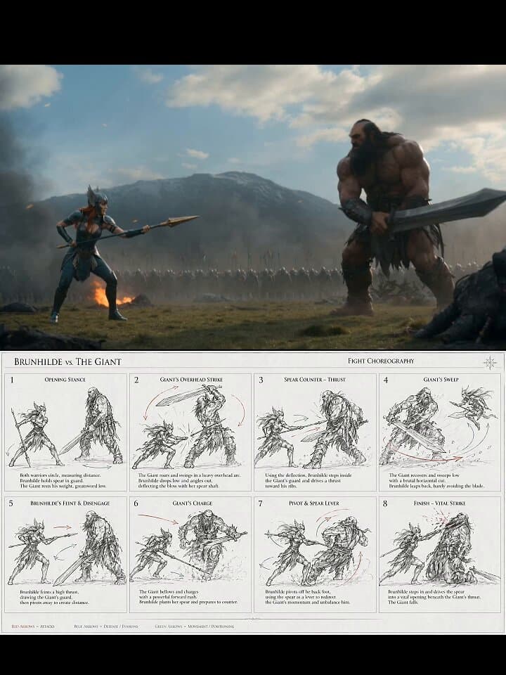 Valkyrie Fight Choreography Video