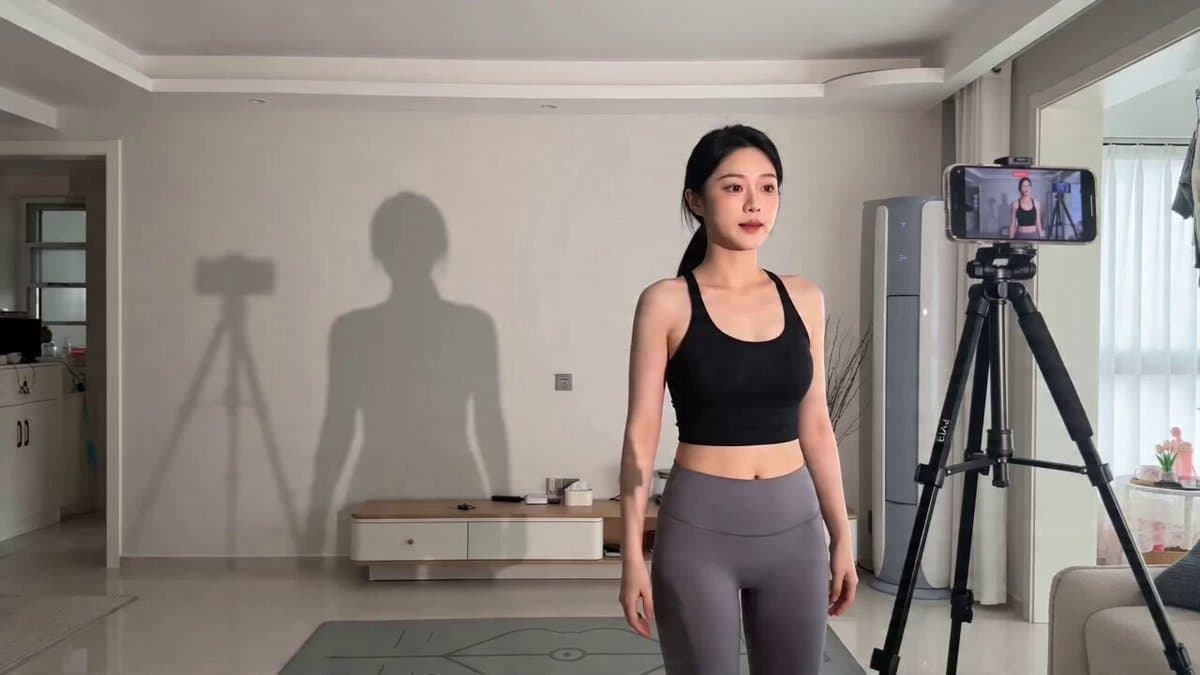 Found Footage Comedy: Shadow Glitch Dance Video Prompt