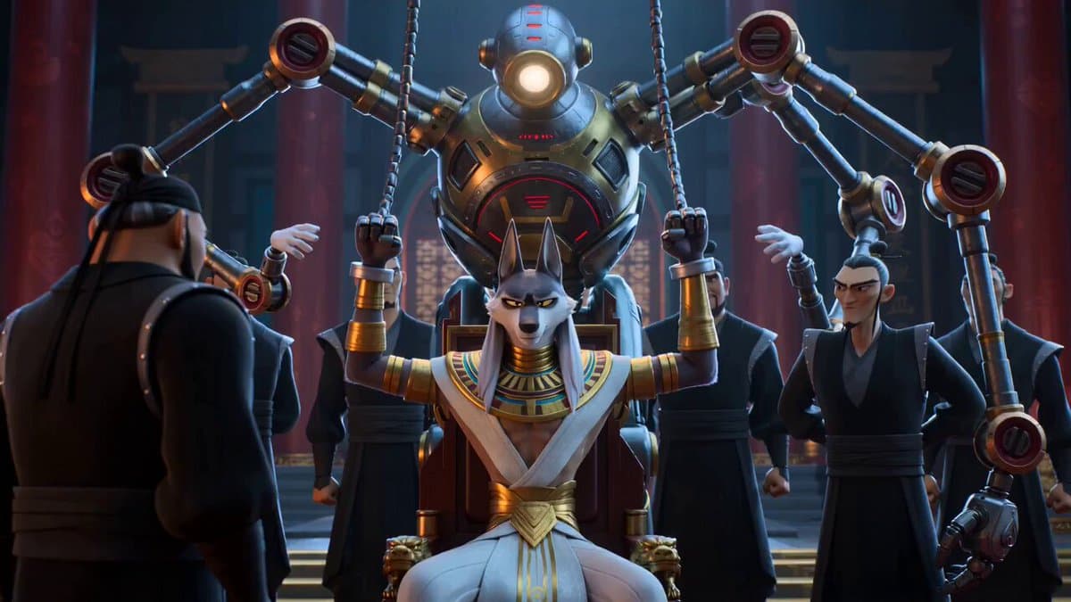 Anubis Tickle Torture Animation